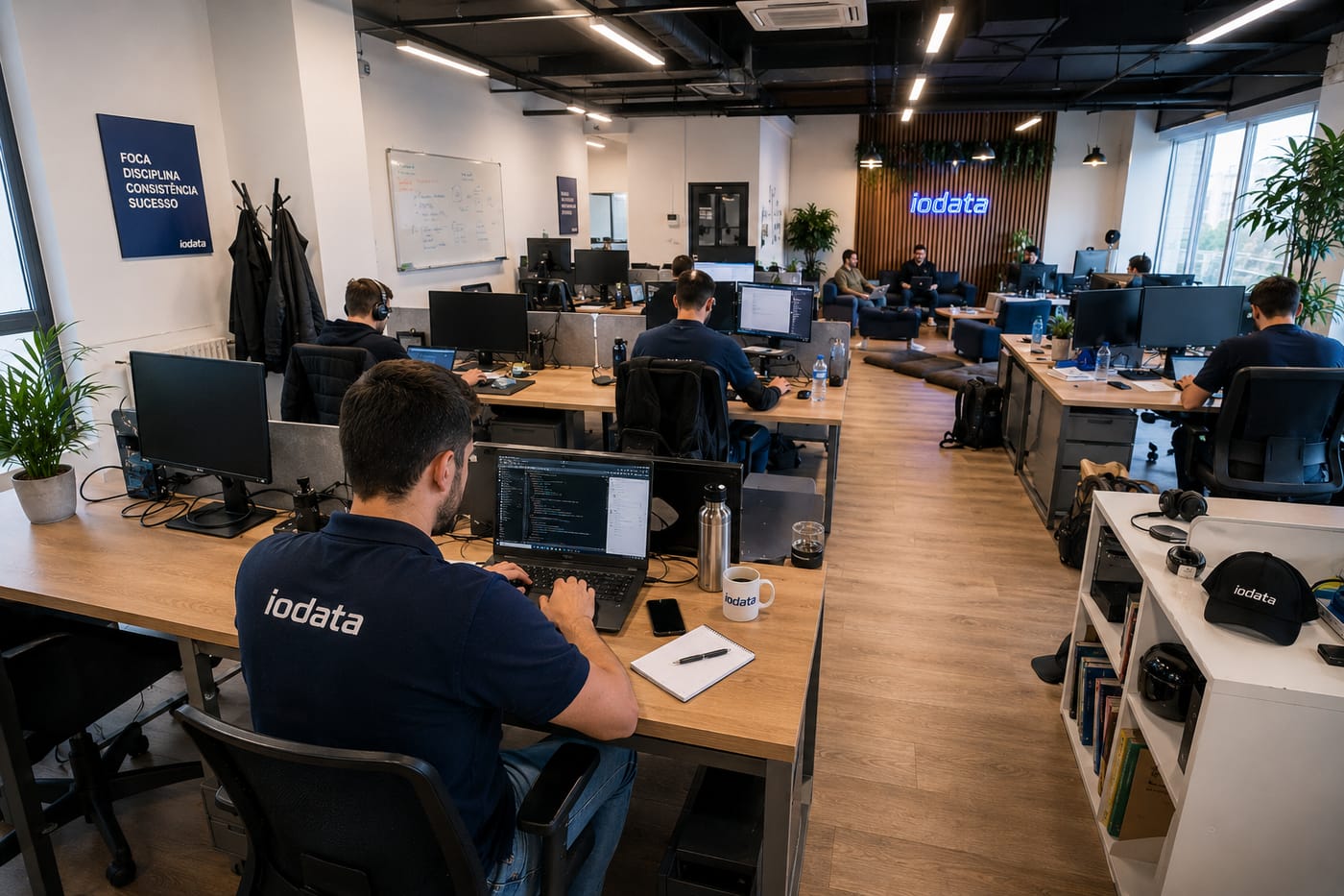 Equipa IODATA no escritório